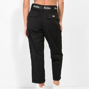 NWT Dickies Belted Black Cargo Pants